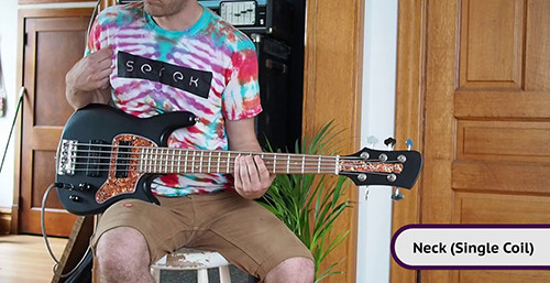 Serek Basses - 5 String Midwestern 2 Short Scale Bass Demo - Curtis Novak Pickups